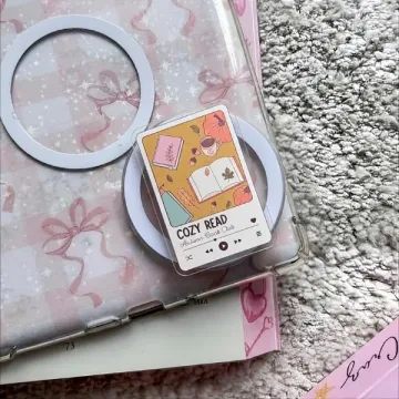 Fall Book Club Glossy Bookish Autumn Kindle Book Lover Phone Grip