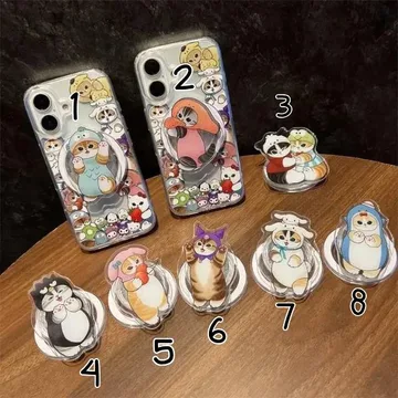 Kawaii Japanese Korean Kitten Bracket 16 Mobile MagSafe Phone Grip