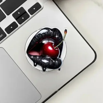 Dark Cherry Lips Magnetic Cute Trendy Stylish Phone Grip