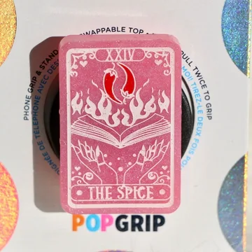 Spicy Romance Tarot Kindle Pink Pearlescent Smut Bookish Phone Grip