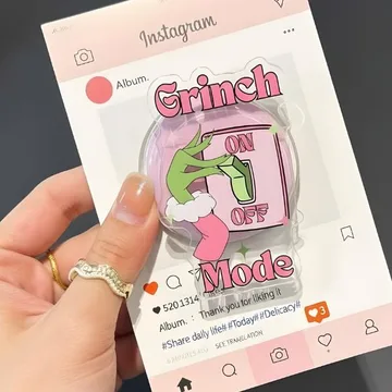 Grinch Onoff Cute Trendy Stylish Aesthetic MagSafe Phone Grip