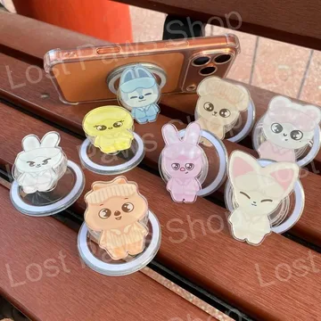 Lost Paws Shop Kawaii Animals Chibi Smiley MagSafe Phone Grip