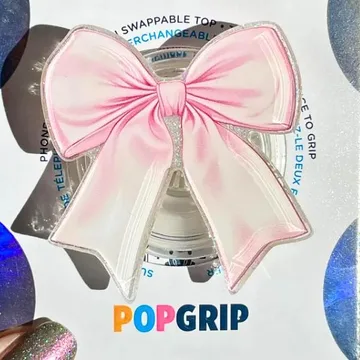 Pink Bow Kindle Spooky Halloween Pumpkin Bookish Book Lover Phone Grip