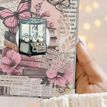 Grab Ghost Kindle Bookish Book Lover Magnetic Cute Phone Grip