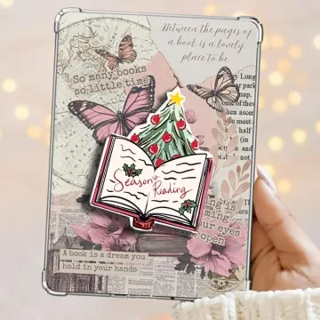 Seasons of Reading Holiday Kindle Bookish Book Lover Phone Grip