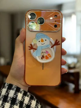 Snowman Magnetic Cute Trendy Stylish Phone Grip