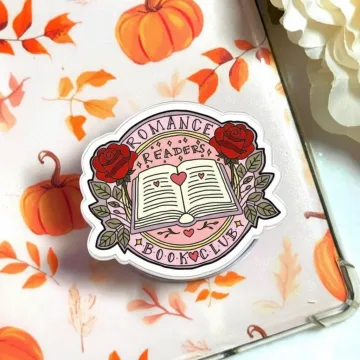 Romance Readers Club Floral Bookish Kindle Book Lover Phone Grip
