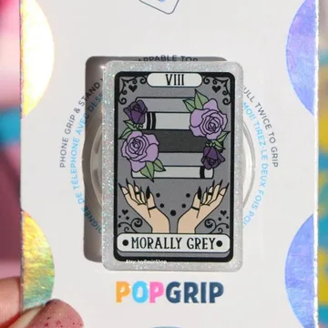 Morally Grey Tarot Card Dark Romance Book Kindle Bookish Phone Grip