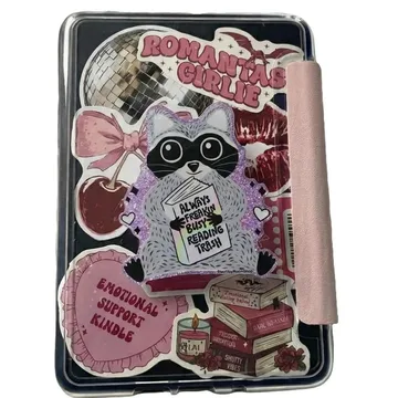 Popgrip Sparkly Trashy Raccoon Kindlephone Bookish Phone Grip