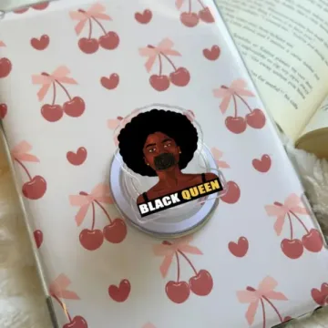 Black Queen Powerful Women Magnetic Cute Trendy Stylish Phone Grip