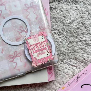 Bookish Winter Romance Cozy Reader Kickstand Trendy Gift Phone Grip