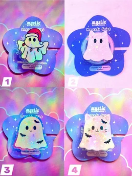Ghost Hologram Cute Trendy Stylish Aesthetic MagSafe Phone Grip