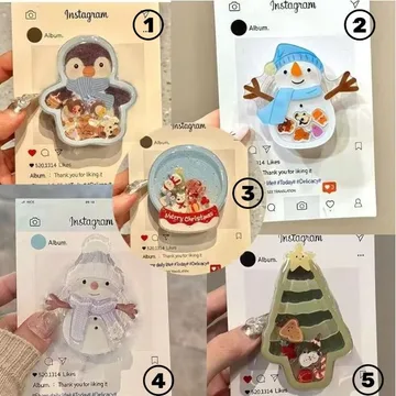 Christmas Xmas Collection Santa Snowflake MagSafe Phone Grip