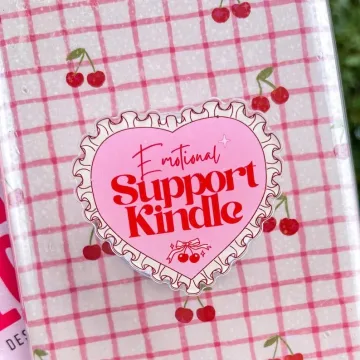 Emotional Support Kindle Heartfelt Pages Kindle Book Phone Grip