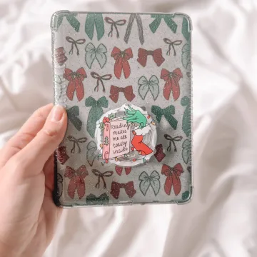 Christmas Reading Makes Me All Toasty Inside Kindle Book Phone Grip