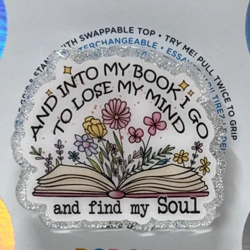 Kindle Into My Books I Go Kindle Book Lover Gift Bookish Phone Grip