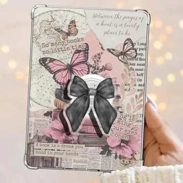 Black Bow Coquette Kindle Girly Dark Romance Books Kindle Phone Grip