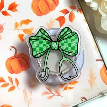 St. Patrick S Day Nurse Shamrock Leprechaun Stethoscope Phone Grip