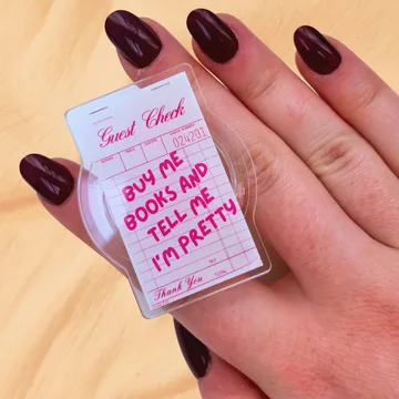 Buy Me Books and Tell Me I M Pretty Bookish Kindle Phone Grip