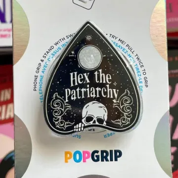 Hex the Patriarchy Planchette Sparkly Magnetic Cute Phone Grip