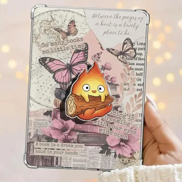 Fire Demon Calcifer Anime Howl S Moving Castle Kindle Book Phone Grip