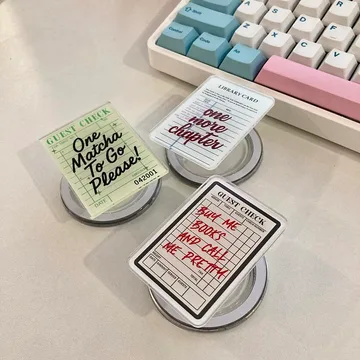 Library Card Guest Check Book Stack Bookshelf MagSafe Phone Grip
