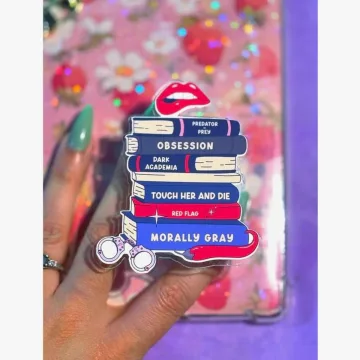 Dark Romance Kindle Holographic Bookish Book Lover MagSafe Phone Grip