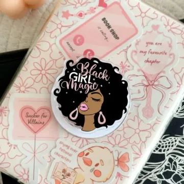 Black Girl Magic for Kindle and Case Bookish Book Lover Phone Grip