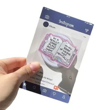 Really Good Place Right Now Book Kawaii Reading Quote Phone Grip