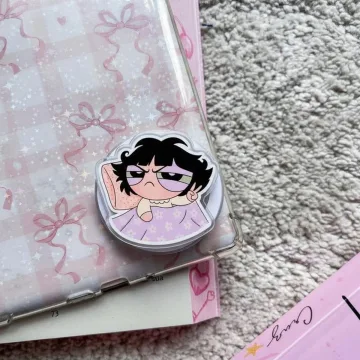 Sleepy Mood Ring Sassy Grumpy Girl Funny Sarcastic Phone Grip