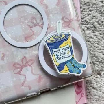 Blue Moon Over Brooklyn Magnetic Cute Trendy Stylish Phone Grip