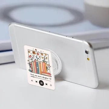 Just One More Chapter Reading Quote Let Me Read Magnetic Phone Grip