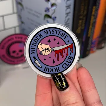Murder Mystery Book Club Magnetic Cute Trendy Stylish Phone Grip