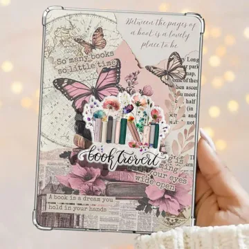Book Trovert Books Lover Introvert Lovely Kindle Book Phone Grip