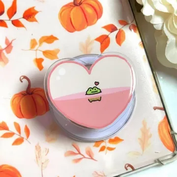 Frog Heart Pastel Pink Love Kawaii Frog Chibi MagSafe Phone Grip
