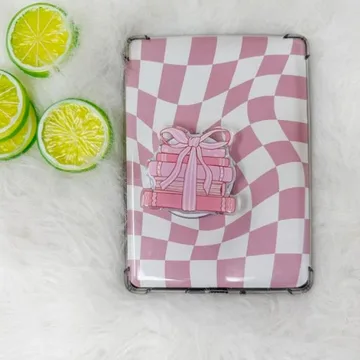 Coquette Bookstack Book Stack Pink Ribbon MagSafe Phone Grip