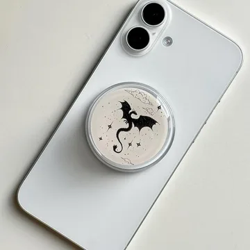 Dragon with Black Unicorn Mermaid Cute Trendy MagSafe Phone Grip