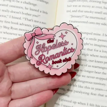 Hopeless Romantic Book Club Kindle Bookish Book Lover Phone Grip