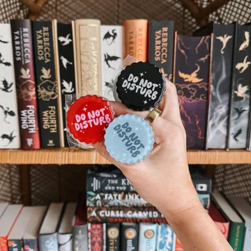 Do Not Disturb Kindle Bookish Book Lover Magnetic Phone Grip