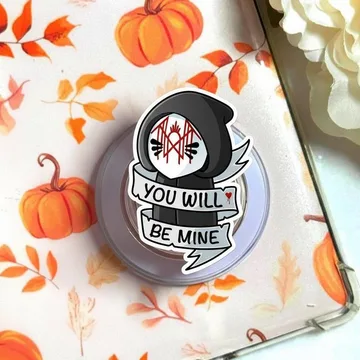 Gothic Grim Reaper You Will Be Mine Dark Alternative Emo Phone Grip