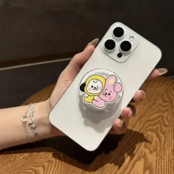 Bt 21 Inspired Character Combo Set with Adorable Cartoon Phone Grip