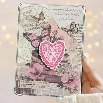 Very Demure Very Mindful Very Bookish Kindle Book Lover Phone Grip