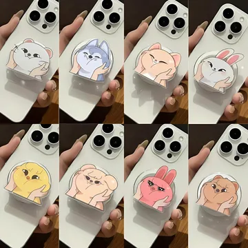 KPOP Chibi Character Kawaii Smiley Anime Manga Magnetic Phone Grip