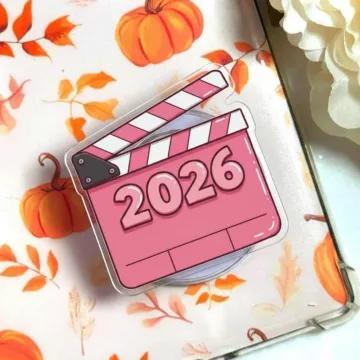 Trendy Pink Clapperboard Retro Movie Director Film MagSafe Phone Grip