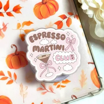 Espresso Martini Club Cocktail Quote Coquette MagSafe Phone Grip