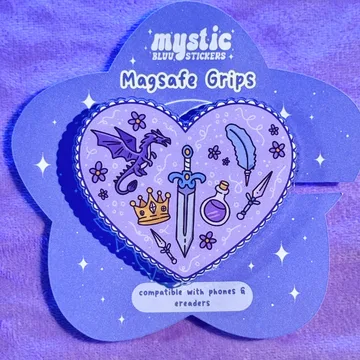 Fantasy Dragon Romantasy Fae Unicorn Mermaid MagSafe Phone Grip