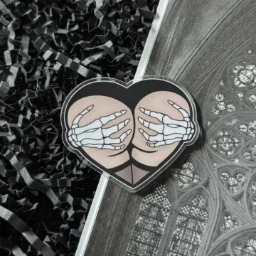 Handful Sexy Skeleton Funny Gothic Kindle Gift for Her Phone Grip