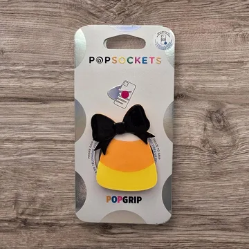 Cutesy Candy Corn Bow Coquette Ribbon Magnetic Trendy Phone Grip
