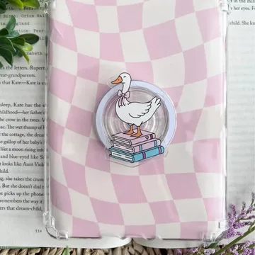 Silly Goose E Readerphone Whimsical Book Lover Gift Phone Grip