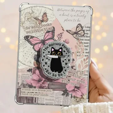 Cat Knife the Horror Persist But So Do I Spooky Halloween Phone Grip